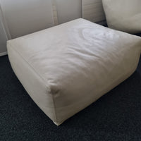 Cappellini Oblong Leder Hocker quadratisch B0034