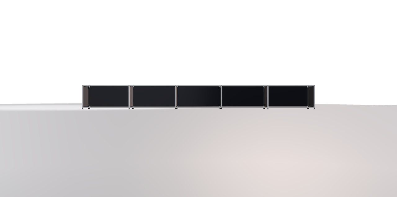 USM Lowboard 5x1 offen
