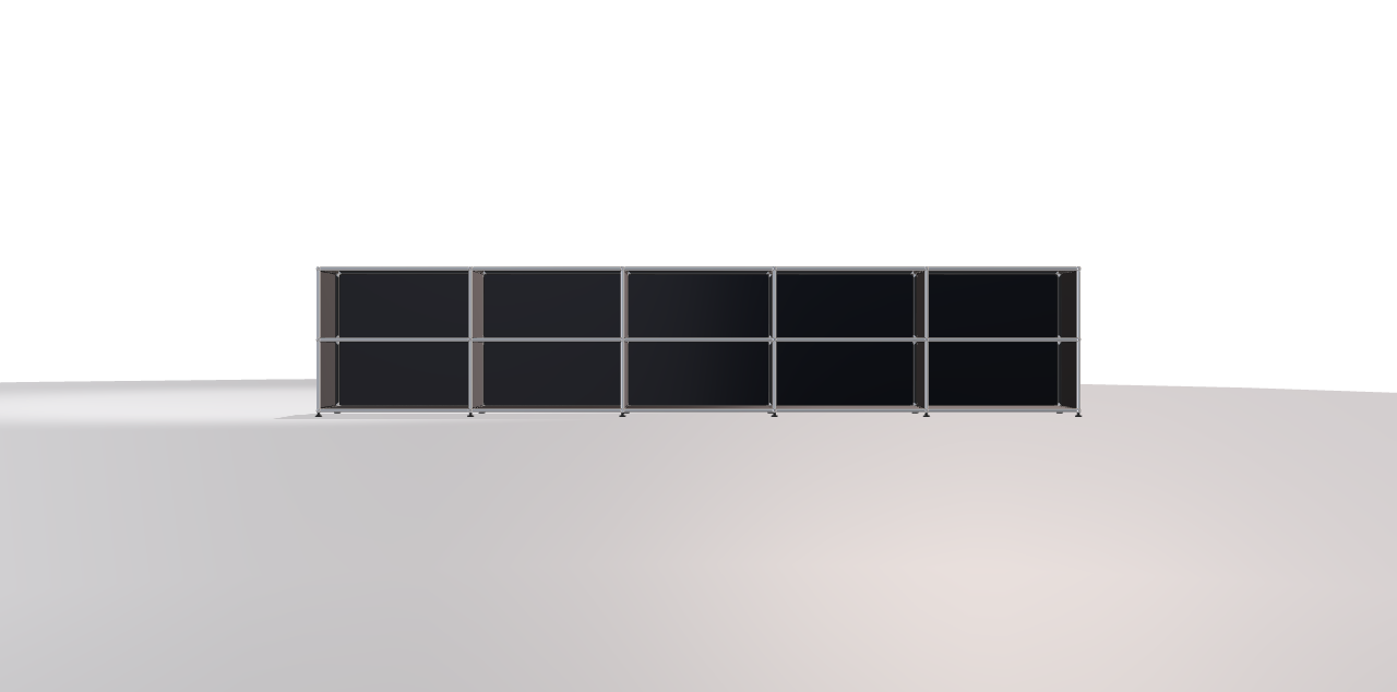USM Lowboard 5x2 offen
