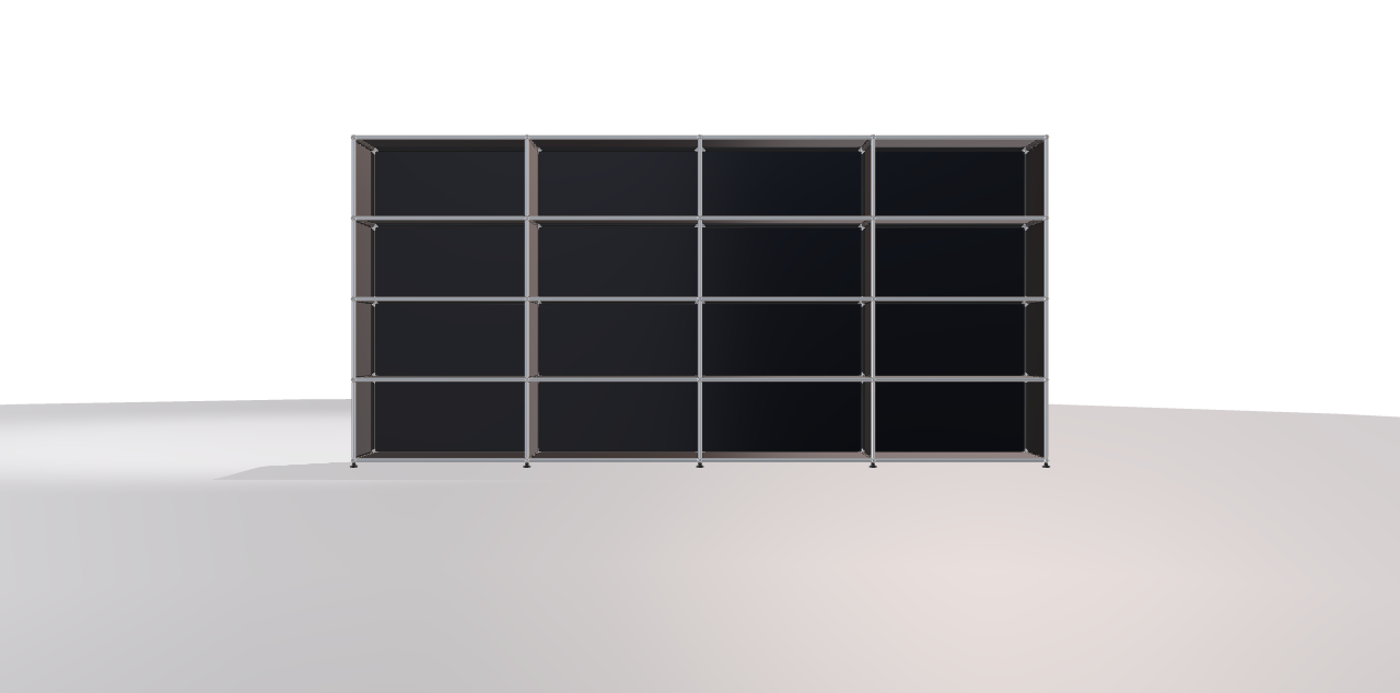 USM Highboard 4x4 offen