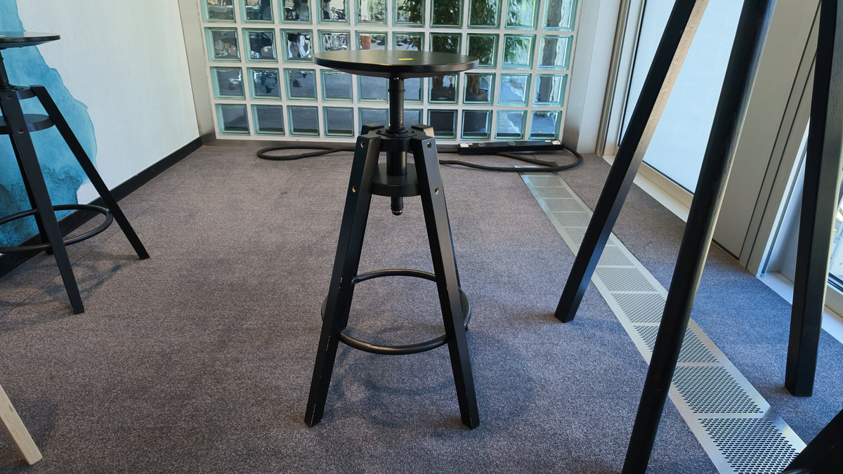 IKEA Dalfred Barhocker, Schwarz