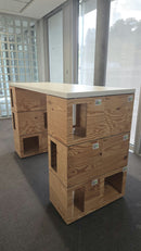 Bene Pixel Top 180 Tischplatte, Weiss, 180 × 36 cm