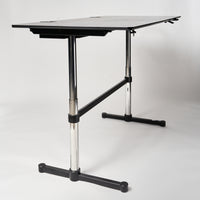 USM Kitos M Plus Höhenverstellbarer Tisch 180x90 Eiche schwarz