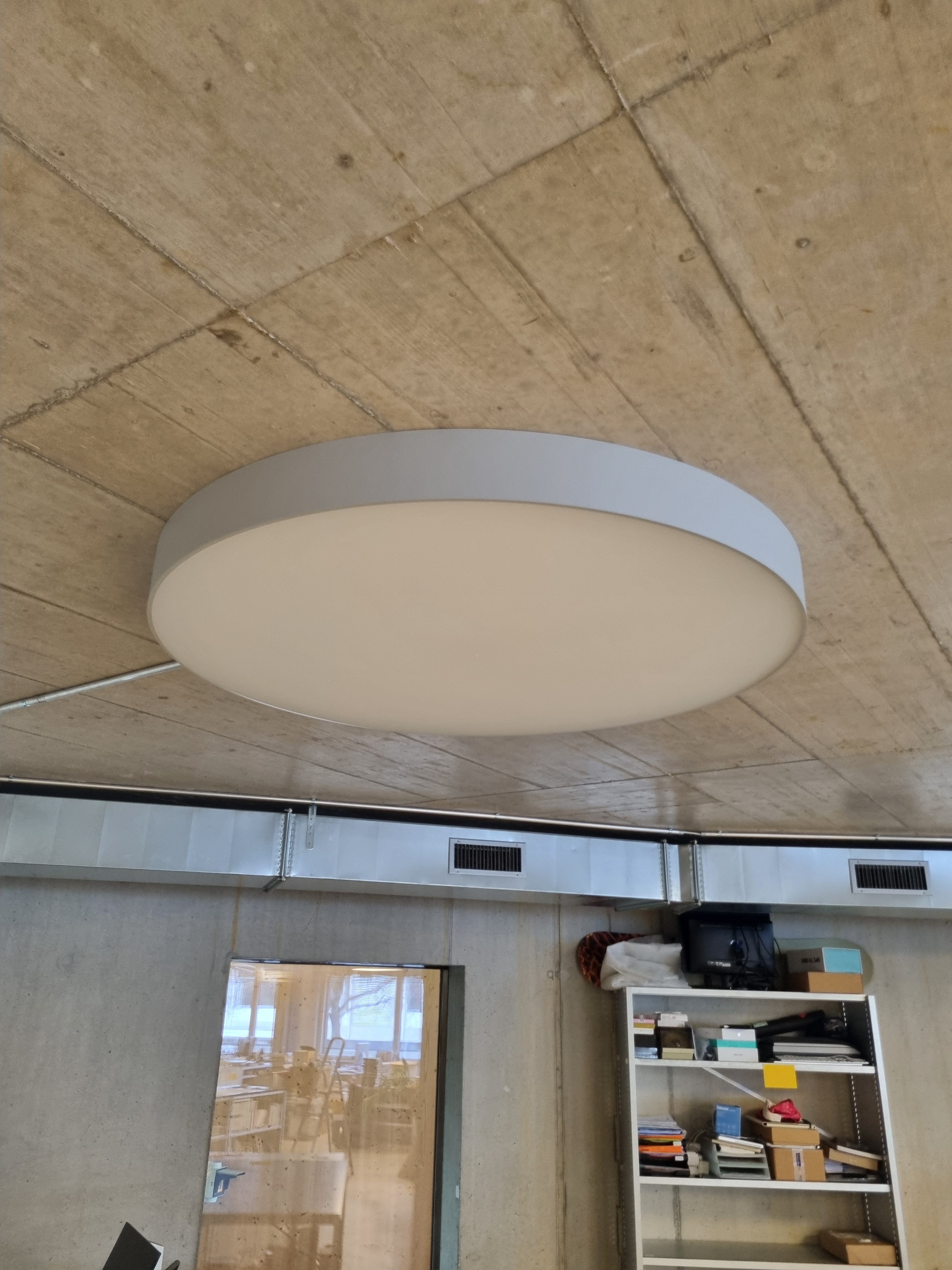 VELA R LED Deckenleuchte Ø125 cm Opal DIM DALI