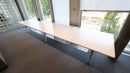Vitra Joyn Bench Arbeitstisch für 6 Plätze, Weiss, 480 × 100 cm