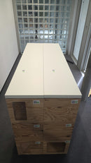Bene Pixel Top 180 Tischplatte, Weiss, 180 × 36 cm