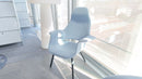 Vitra Organic Highback Sessel, Stoff Blau