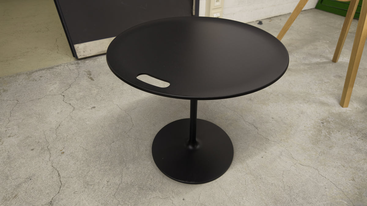 Vitra Occasional Low Table Beistelltisch, Schwarz, Ø 50 × H 55 cm
