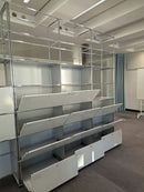 USM Haller Hochregal 3x7, Lichtgrau – offen