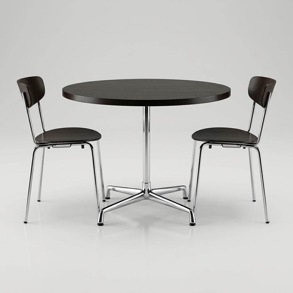 Bundle: Vitra Eames Contract Table + 4 Visavis