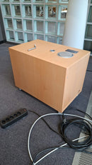 Technik-Anschlussbox Ahorn furniert, 52 × 33 × 41 cm